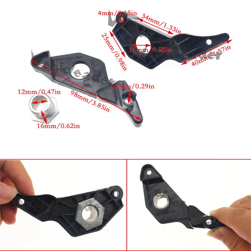 Car Front Headlight Headlamp Repair Kit Bracket Clip For BMW 5 Series E60 E61 63126949634 63126949633 63126941478 63126942478