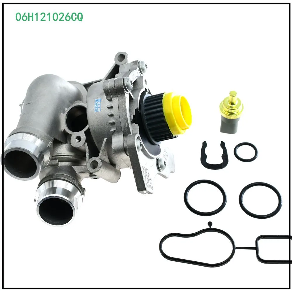 

Aluminum Water Pump Assembly For Q3 Q5 A3 A4 A5 A6 TT Golf Passat CC Eos Tiguan Leon TT 1.8/2.0T 06H121026CQ 06H 121 026