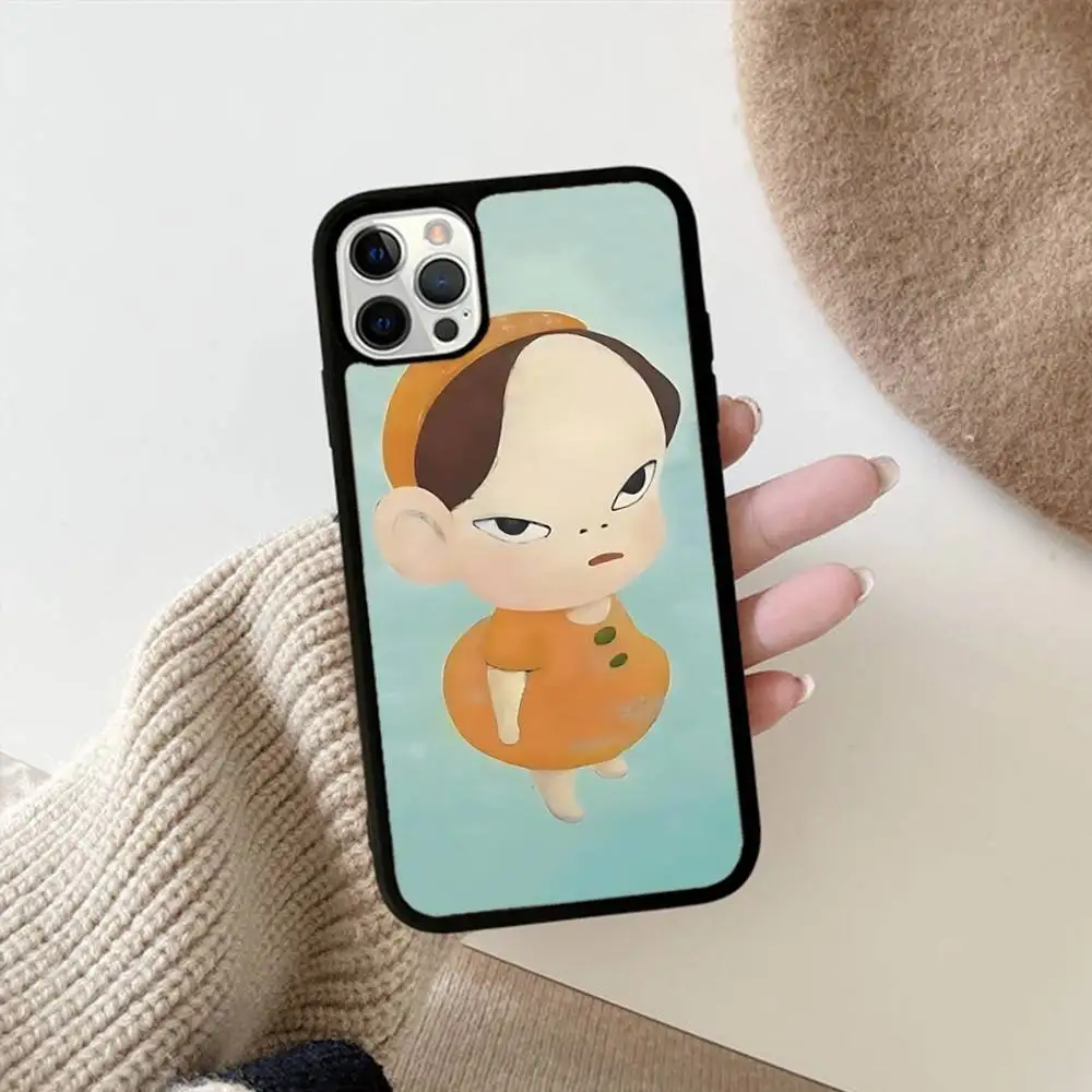 Japan Yoshimoto Nara Cartoon Girl Phone Case – Stylish Protective Back Cover