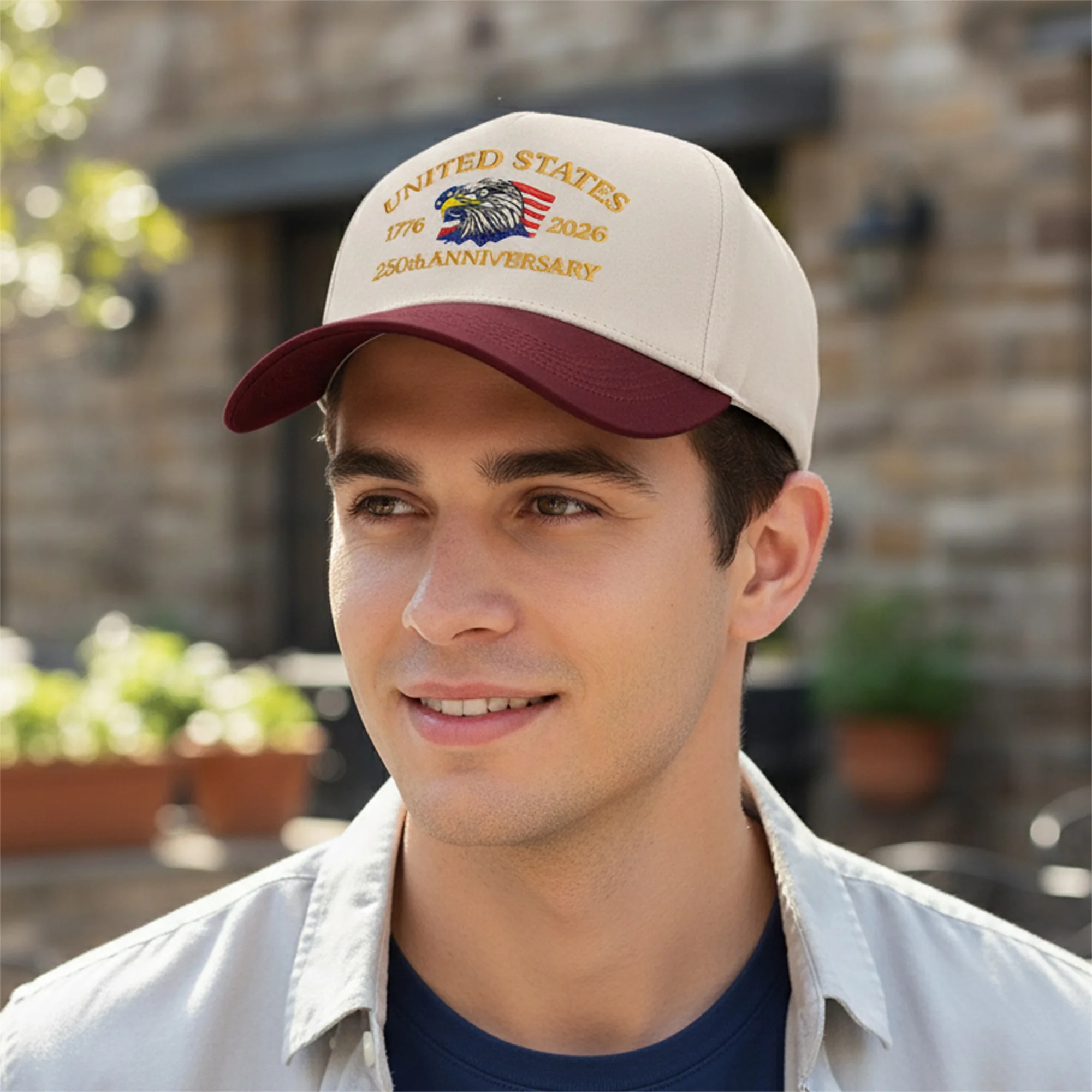 250th Anniversary Baseball Caps for Men and Women - Stylish Letter Embroidery Dad Hats with Adjustable Trucker Design