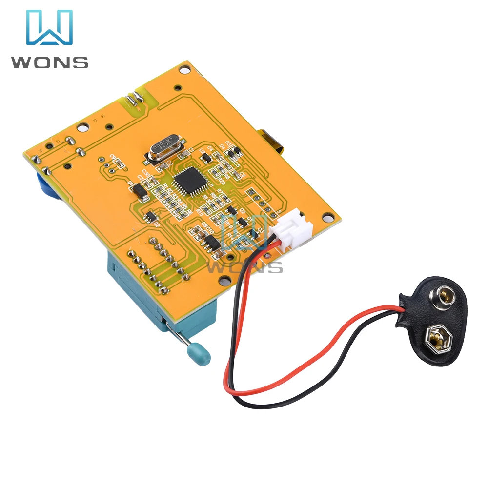 LCD Screen Multimeter Transistor Tester LCR-T4 Mega328 M328 Meter Backlight Diode Triode Capacitance ESR Meter MOS/PNP/NPN L/C/R 5