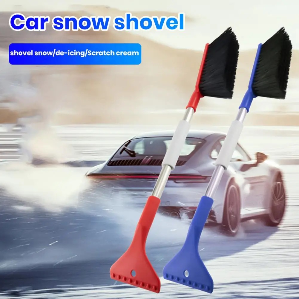 

Multi-functional Snow Removal Tool Scratch-free Snow Shovel Premium Car Snow Brush Ice Scraper Durable Aluminum Alloy Handle Eva