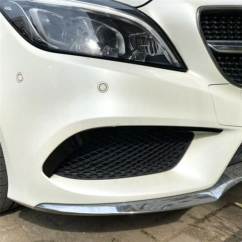 메르세데스 벤츠 CLS 클래스 C218 X218 2014-2017 AMG 라인용 A13Z-프론트 범퍼 스포일러 (블랙)