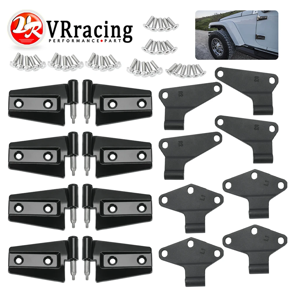 

4 дверные флейты 16 шт. с 36 болтами для 07-18 Jeep Wrangler JK внутри и снаружи 55395387AE, 55395386AF, 55395384AH