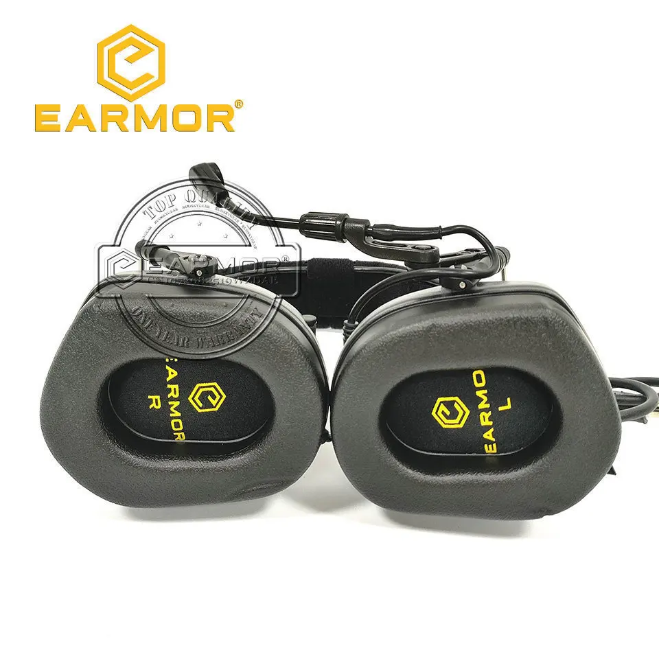 EARMOR-Ensemble d'adaptateurs DulMédiateur set et M51 PTT, adaptés à la communication radio Baofeng, dégagement de bruit de prise de vue, M32, MOD4