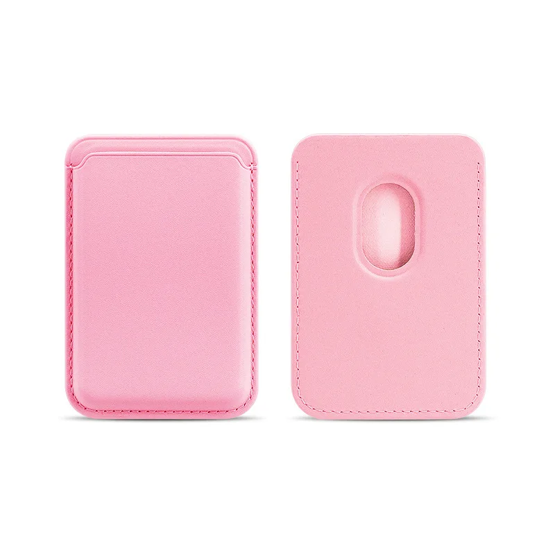 Leather Magnetic Card Wallet - Slim Credit Card Holder with Easy Access Design