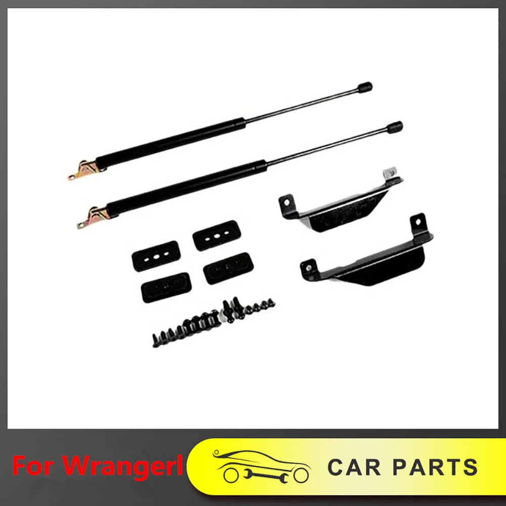 

Front Hood Lift Supports Kit Fit For 2018-2022 Jeep Wrangler JL Car Assiste Hydraulic Rod Gas Charged Strut Shocks Accessories