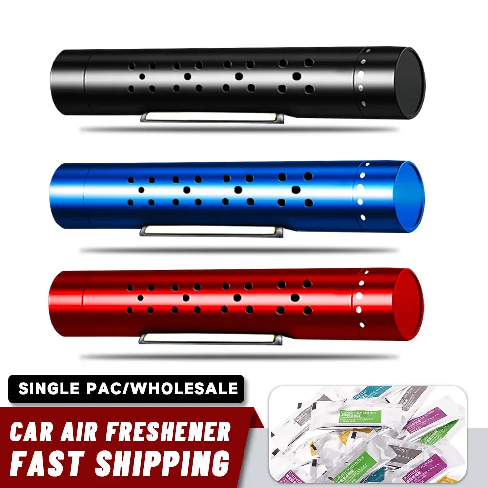 Aluminum Car Air Vent Perfume Diffuser with Aromatherapy Cores