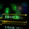 Analog IV18 Transparent Base VFD Screen Clock Retro Glow Tube Clock With Temperature Humidity Display Ornaments Birthday Gift 3