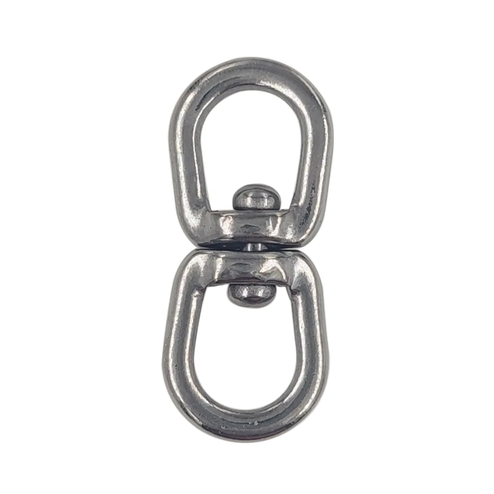 

4-5pcs Saltwater Fishing Swivels Snap Stainless Steel Butterfly Swivel Fishing Connector Heavy-duty Fishing Accessories