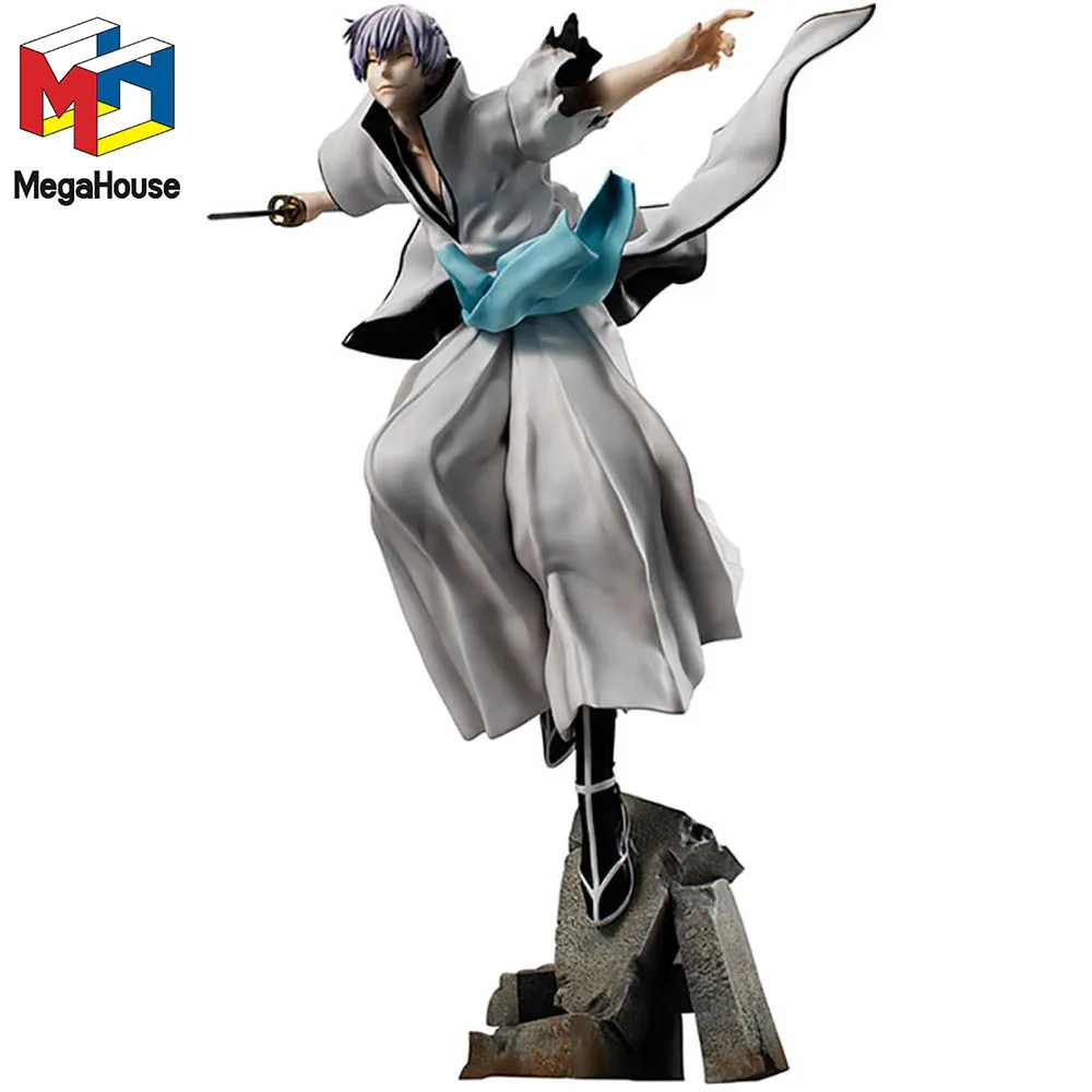 

[В наличии] MegaHouse отбеливатель Ichimaru Gin G.E.M серии Оригинальные Аниме фигурки коллекционные экшн-модели игрушки