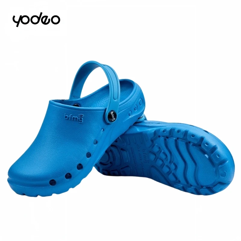 Hospital operating room medical staff slippers anti slip, anti needle puncture perforated shoes  Laboratory soft soled slippers 5