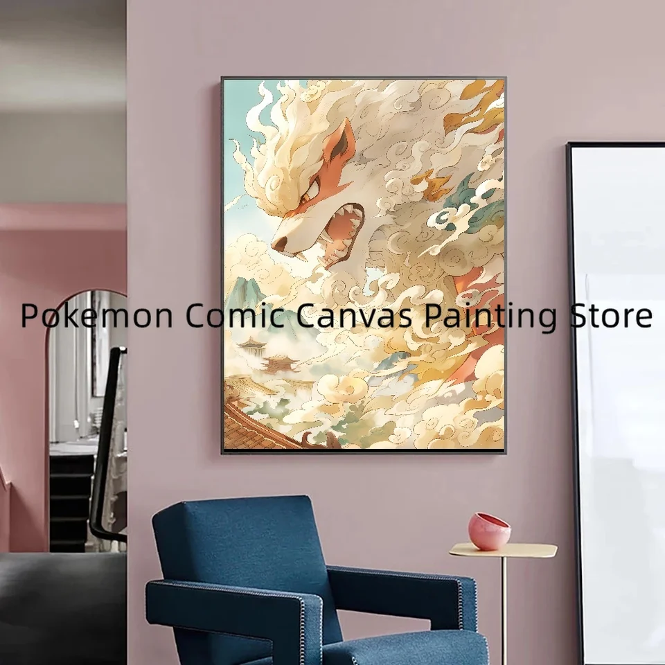 Anime Pokemon Tela Pittura Bulbasaur Charmander Squirtle Poster e stampa  Acquerello Immagine di arte della parete Decorazioni per la casa Regali per  bambini - AliExpress, image size:960x960