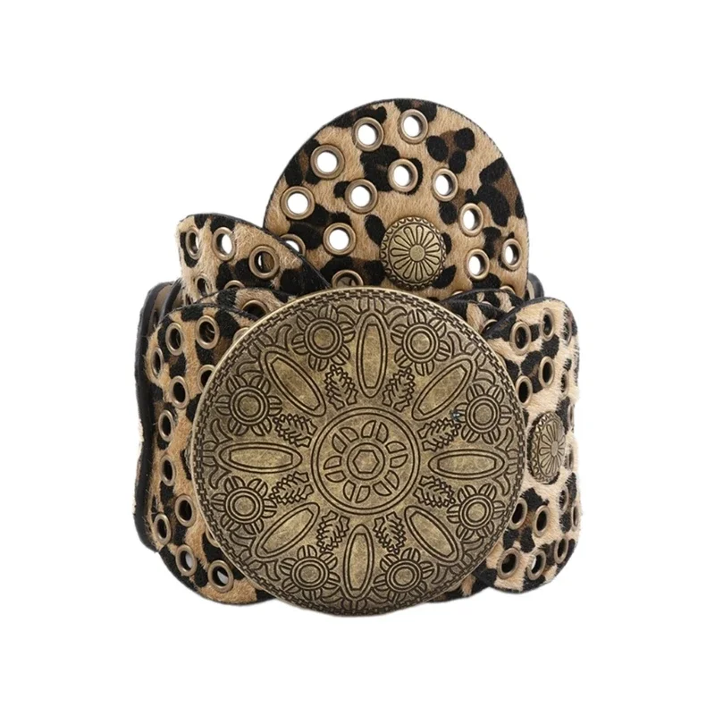 

Ремень субкультуры для женщин, модный пояс из искусственной кожи с заклепками в стиле стимпанк, пояс для брюк, джинсов, декор