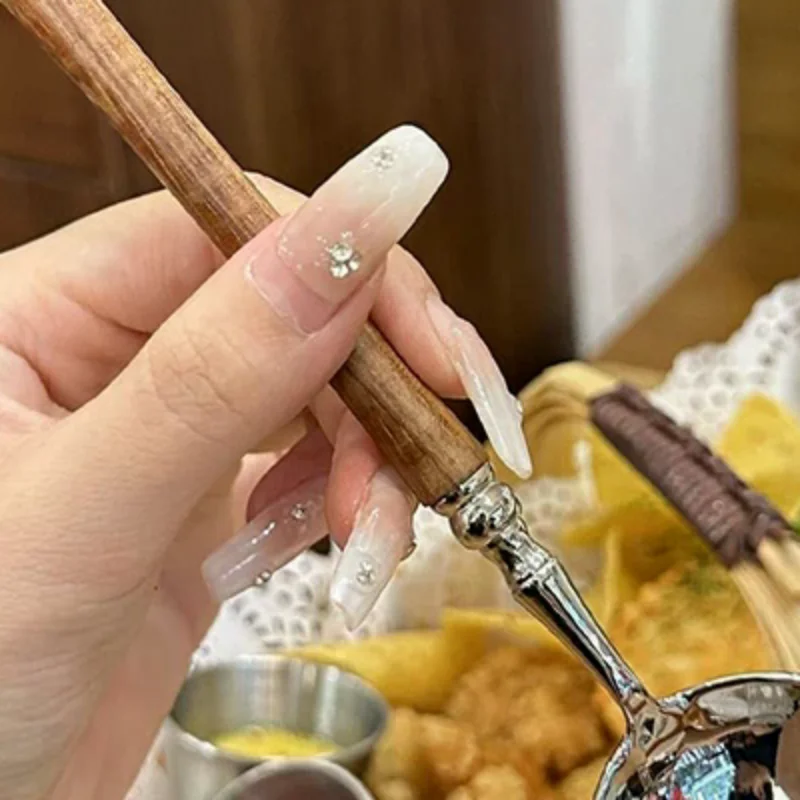 Stainless Steel Round Spoon Ladle Rice Soup For Dessert Spoon Ice Cream Serving Spatula Tableware