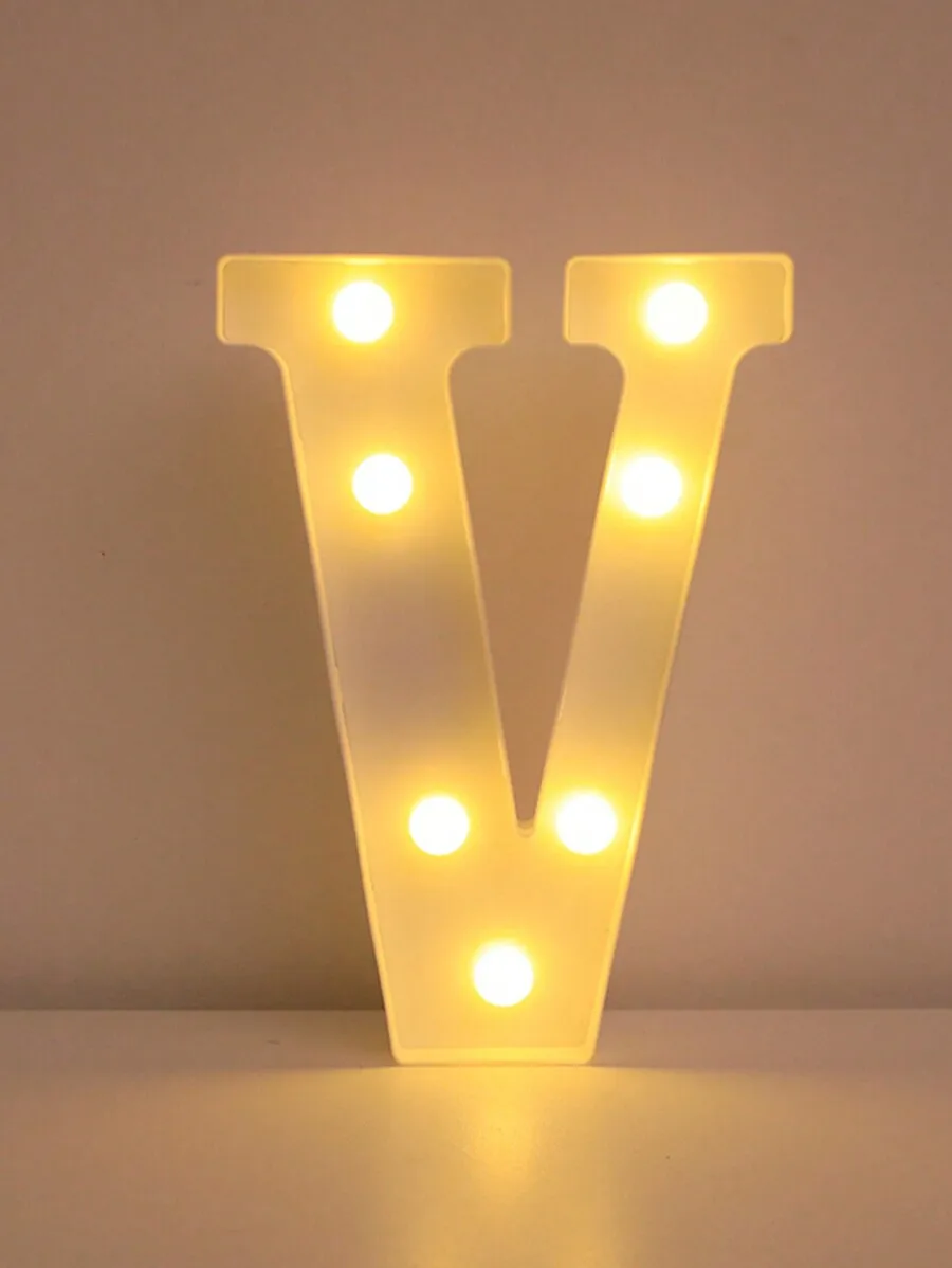 ตัวเลือกสินค้า ตัวอักษร LED ตกแต่งบ้าน 21.8 ซม.