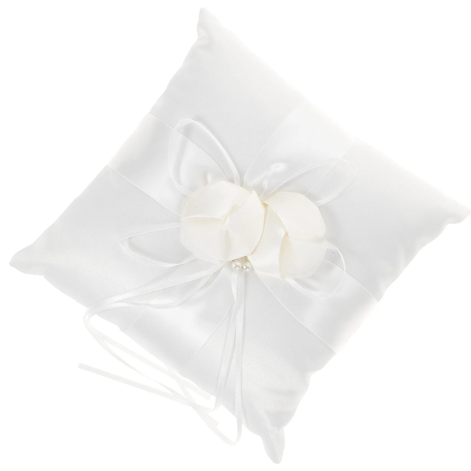 15 *15cm Wedding Ring Pillow Pocket Bearer Ceremony Decorations Table Garland Pearl