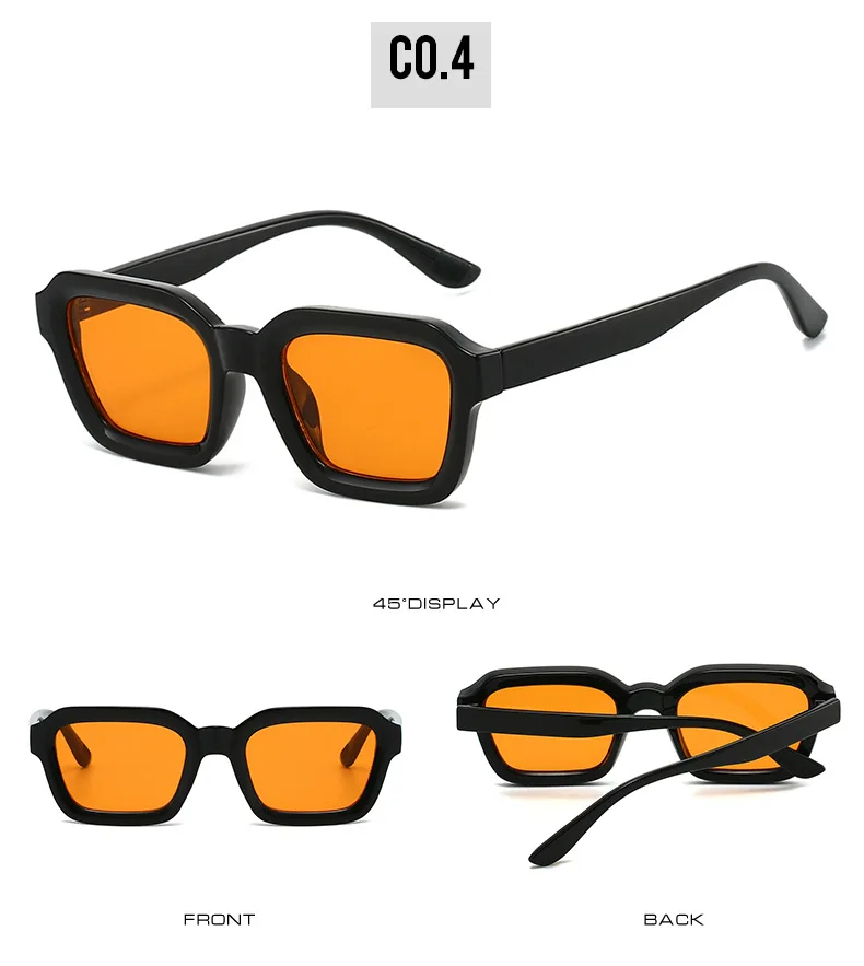 2026 Neue stilvolle Sonnenbrille mit quadratischem Rahmen: Minimalistische und modische Brillen, perfekt für tägliche Outfits – Detail 10
