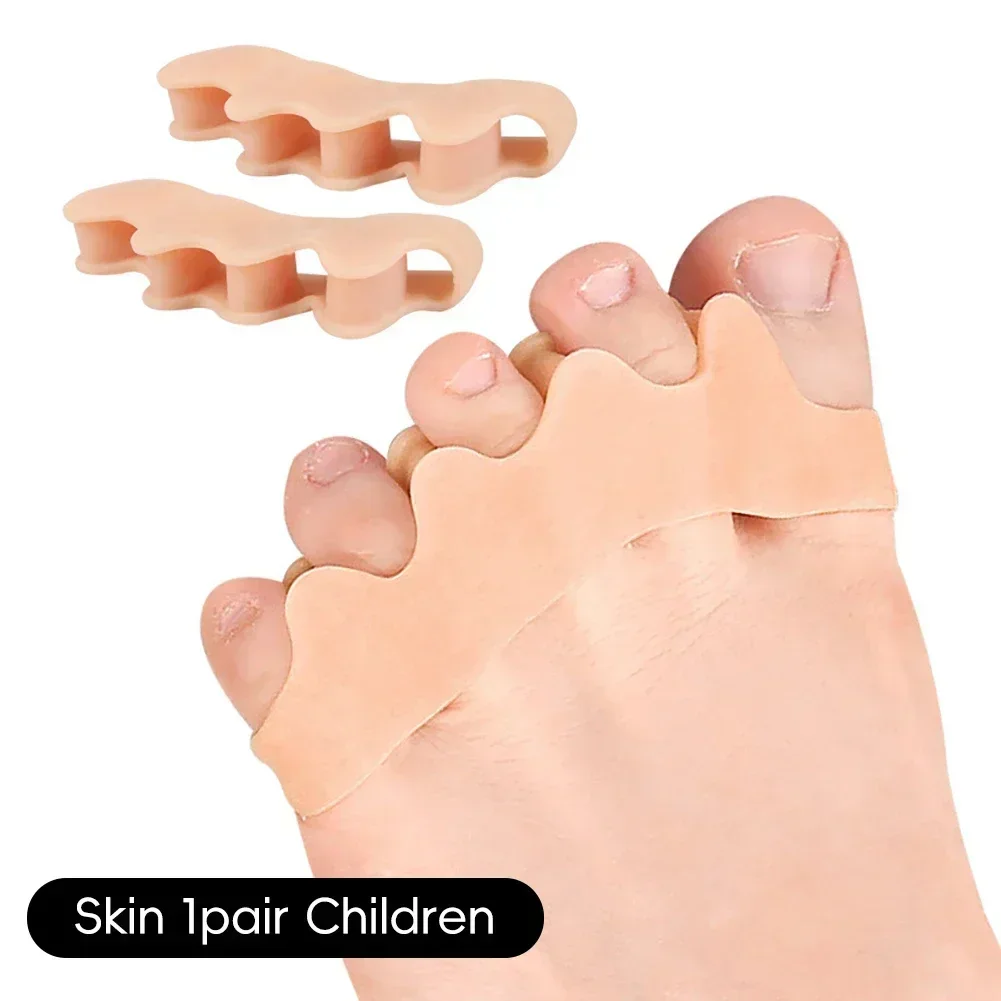 Lot de 2 séparateurs d'oignons en silicone souple, outil de soin des pieds_voghion.com
