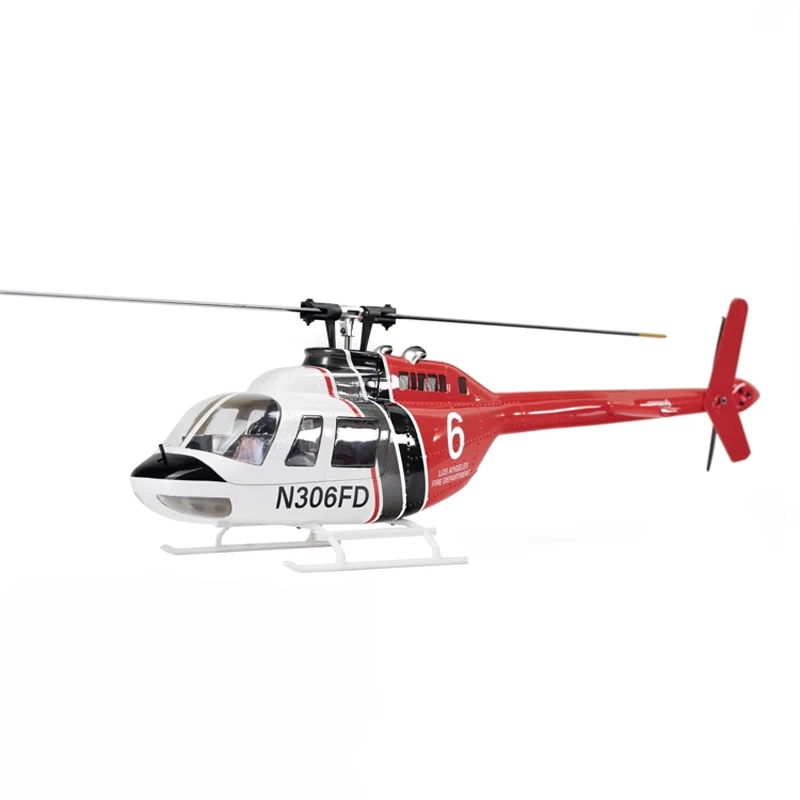 Bell 206 Brushless RC Simulation Helicopter Model H1 Remote Control Helicopter Intelligent Flight Control System Adult Boy Toy 6