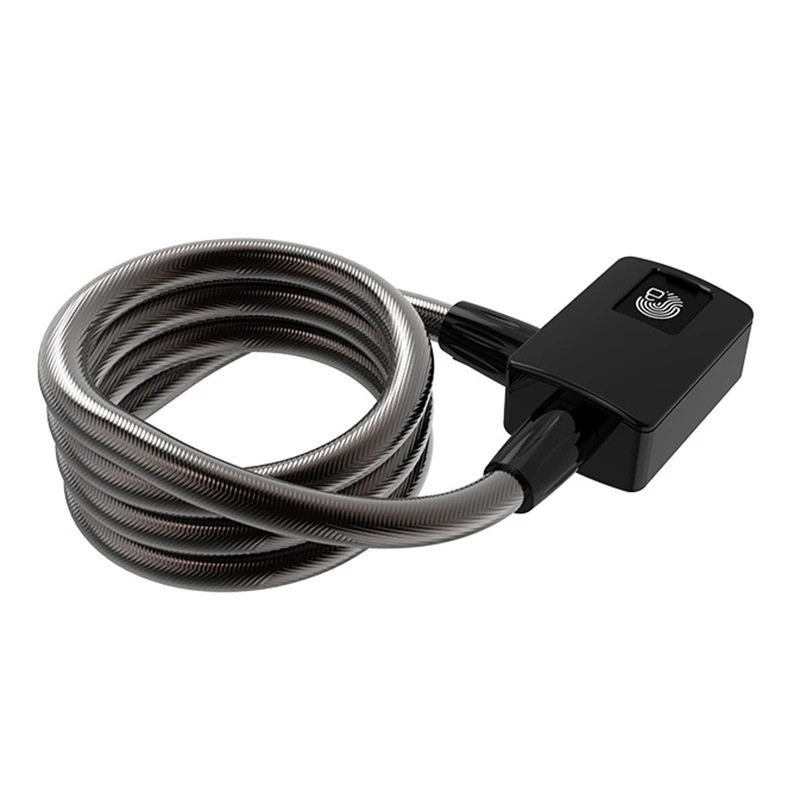 Bicycle Lock,Intelligent Fingerprint Steel Ring Lock For E-Bike /Folding Bike Fingerprint Motorcycle Locks
