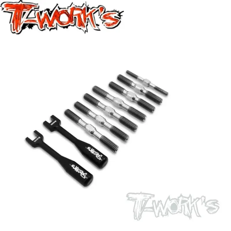 Originale T Works Tb-101 64 Set Tenditore In Titanio (Per Serpente Cobra Srx8) Parte Rc