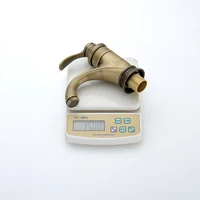 ที่จับเดี่ยวเดี่ยวสไตล์วินเทจอ่างล้างหน้าก๊อกน้ำทองเหลืองโบราณดาดฟ้าติดตั้งห้องน้ำอ่างล้างหน้าก๊อก GZ7203 4