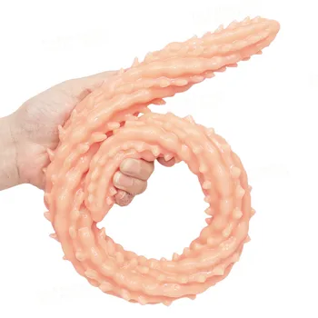 61cm Super Long Double Head Dildos With Soft Thorn Vagina Anal Plug Flexible Fake Penis Sex Toys For Women Lesbian Masturbator 5