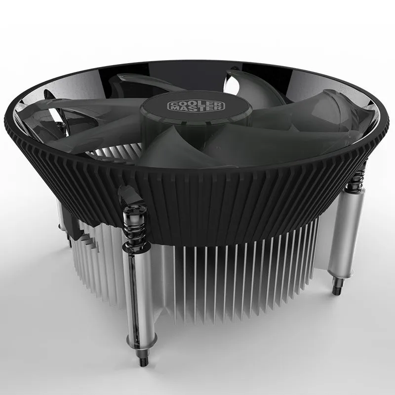 Cooler Master-low Profile Air Cooler I50c Cpu Intel 120 mm Luz Azul Ventilador Silencioso para Intel Lga 1200 115x 1151 1155 1156