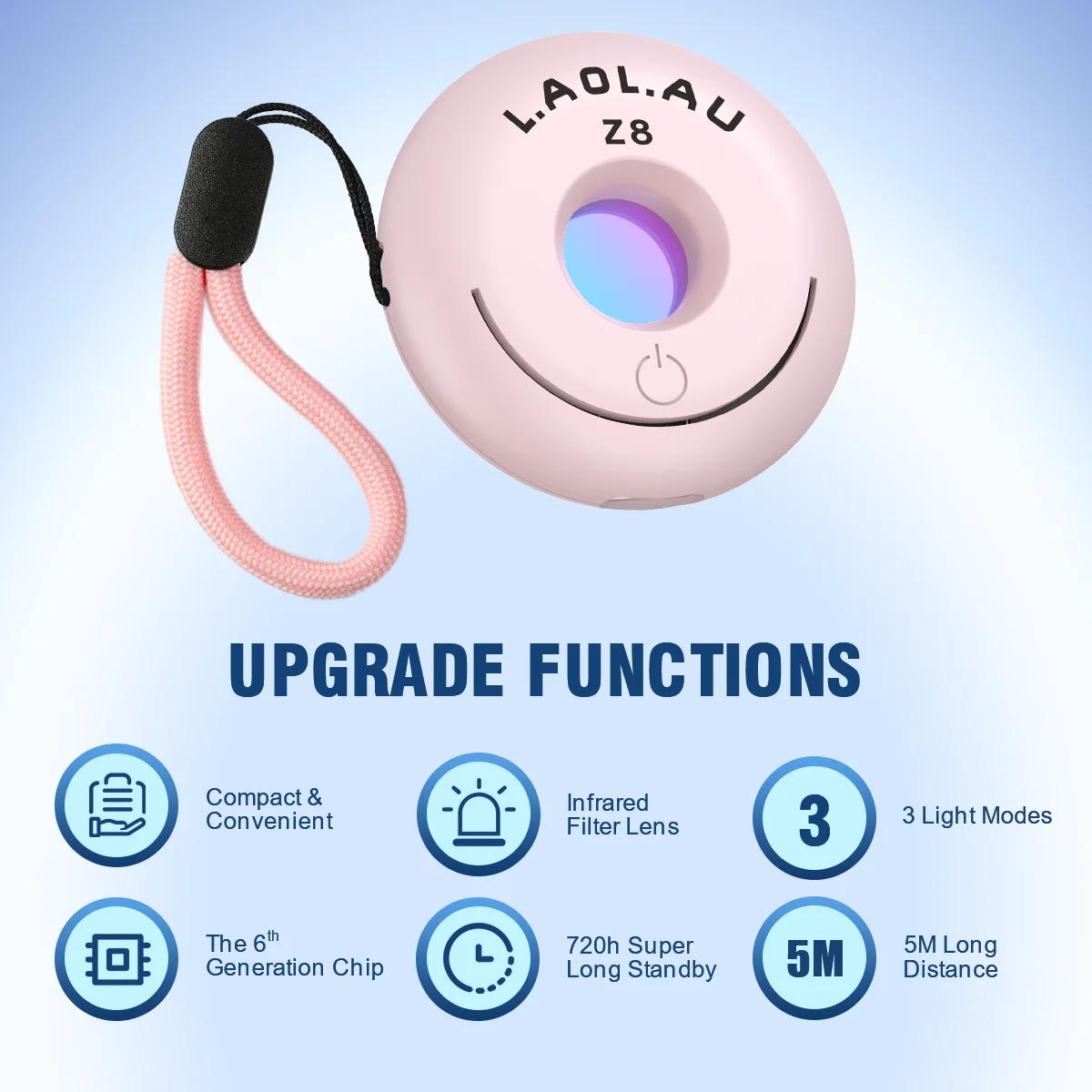 Z8 Rechargeable Camera Detector for Anti Candid Security Protection Mini Pinhole Hidden Camera Lens Detect Gadget Hotel Peeping hidden camera detector infrared camera detector camera detector