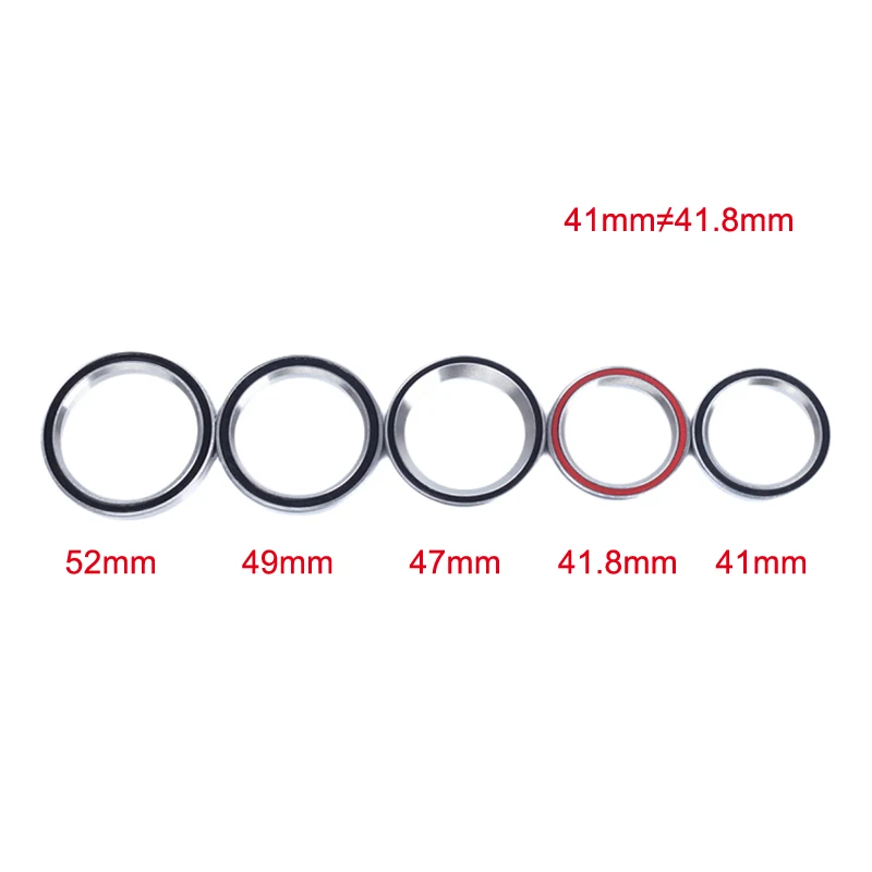 산악 자전거용 스틸 베어링 헤드셋, 베어링 수리 28.6 44mm 30mm 40mm 및 41/41.8/47/49/52mm