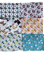 60pc/lot Cartoon Dog Printing Puppy Cat Dog Bandanas Scarf Tie Handkercheif  Pet Accessories Grooming Products  CH21 2