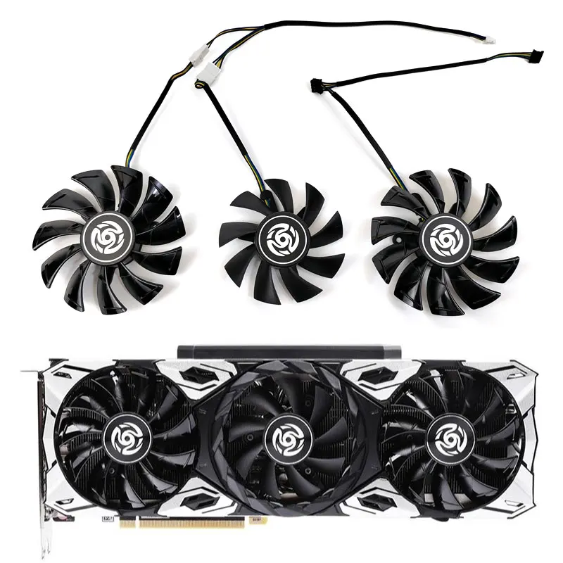 

New GA82S2U/ GA92S2U Video Card Cooling Fan Cooler ZOTAC RTX3060 3060ti 3070 3080 3090 Apocalypse OC Video Card Cooling fan