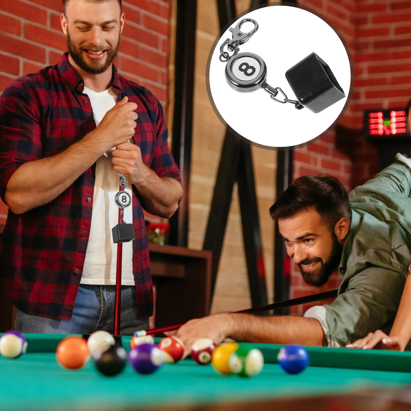 

Snooker Pool Chalk Tip Cue Chalk Holder Billiard Accessory Protective Cover for Pool Cue Chalk