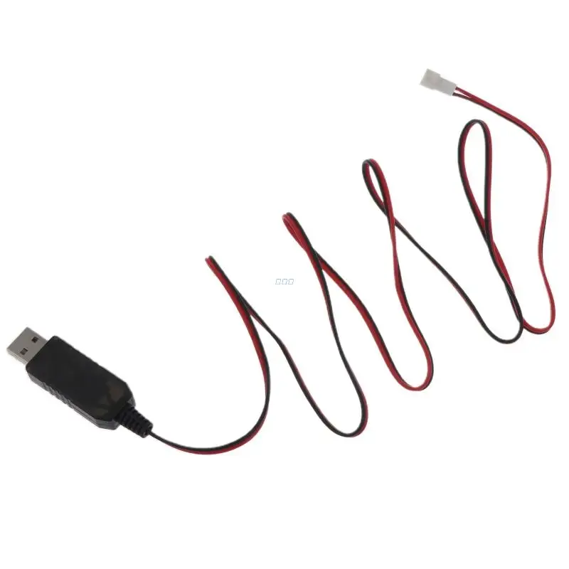 3.7V USB Charging Cable XH 2.54mm 2pin Plug to USB Connector Lithium Battery Charger For RC Aircraft Helicopter Toys