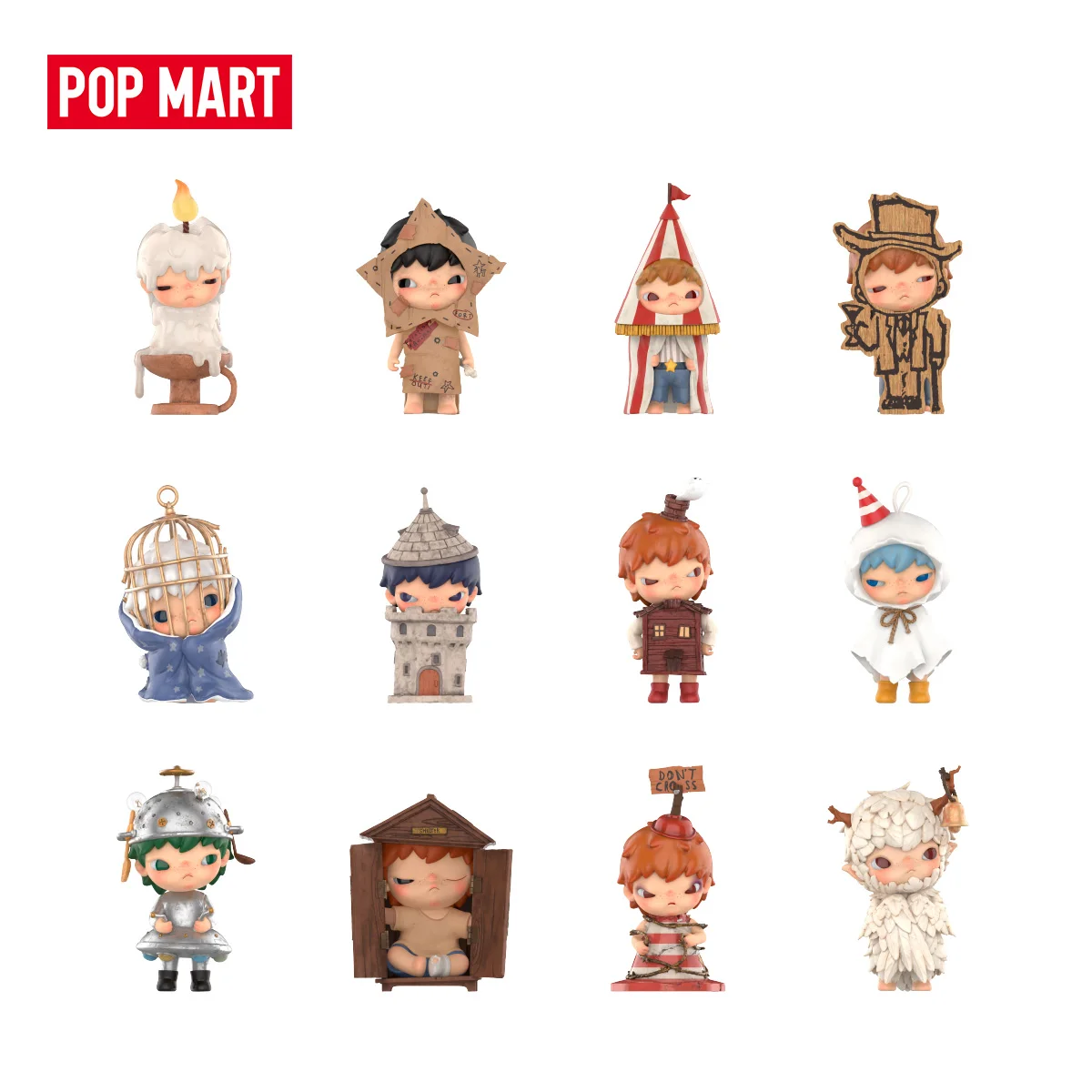 POP MART ヒロノシェルターシリーズミステリーボックス 1 ピース/12