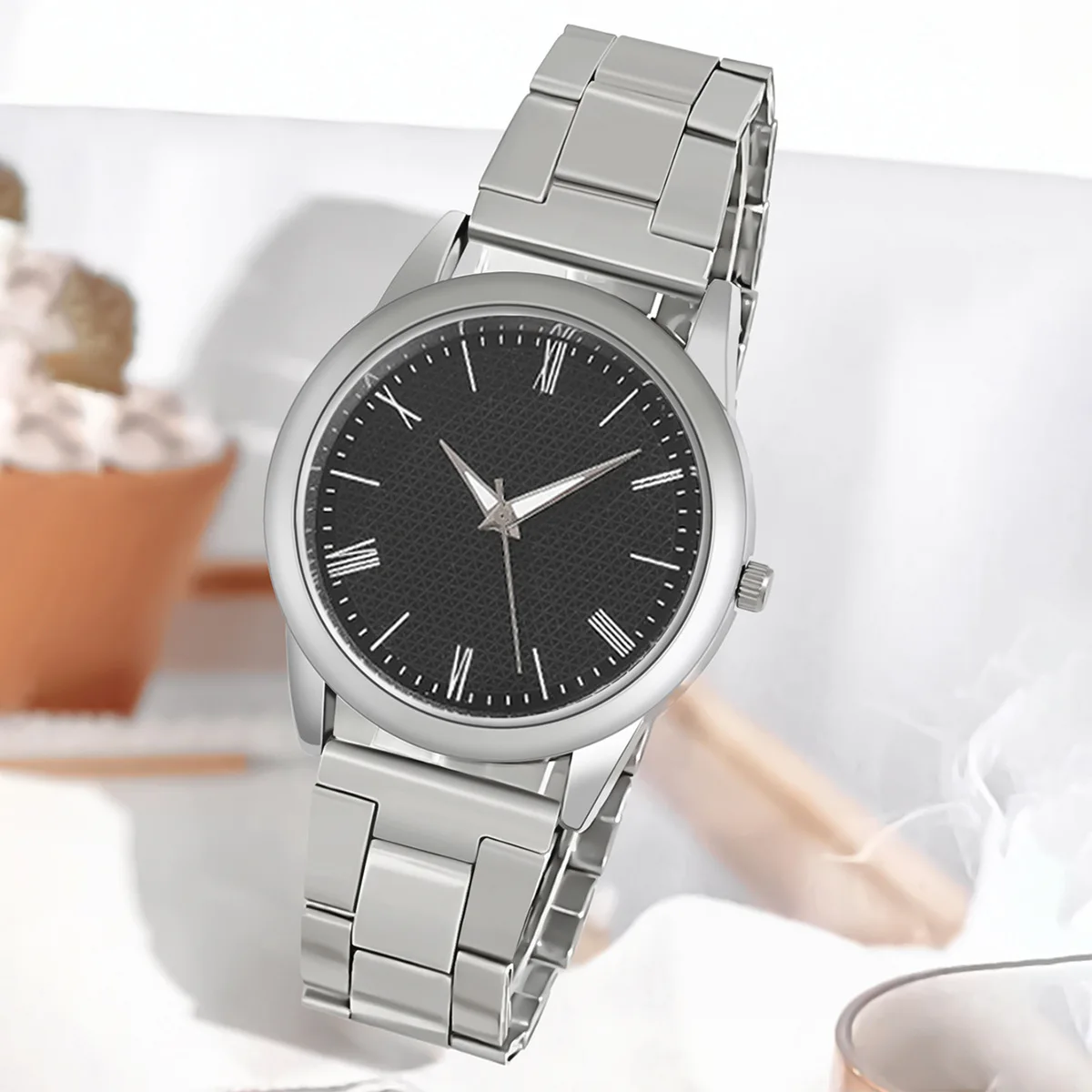 Fashion Men Luxury Watches Mens Business Stainless Steel Casual