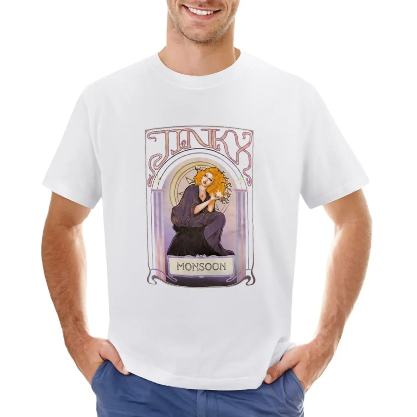 Jinkx Monsoon Jinkx Monsoon Merch Unisex Tshirt Blend Felpa Con Cappuccio Manica Lunga Girocollo Felpa T-Shirt Camicetta Pianura T-Shirt Uomo