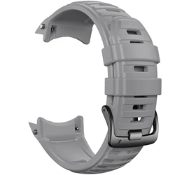 Premium Silicone Replacement Wristband for Smartwatches - 26mm Strap (Grey)