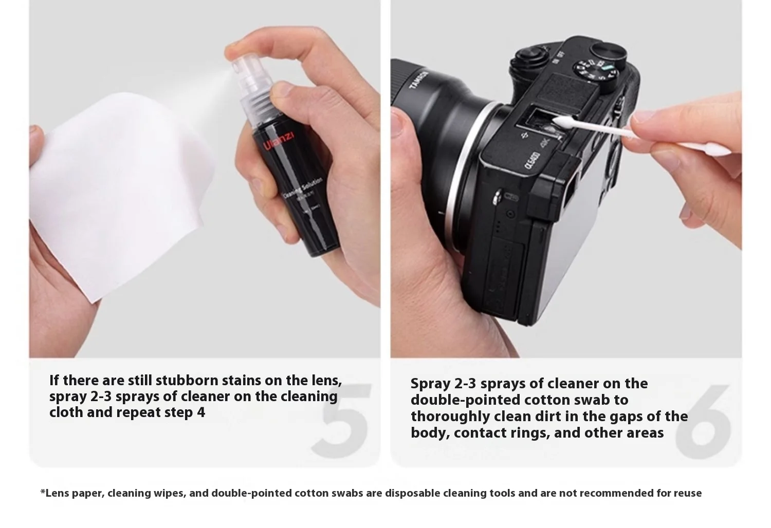 Ulanzi CO72 10-in-1 Camera Clean Kit description image 20