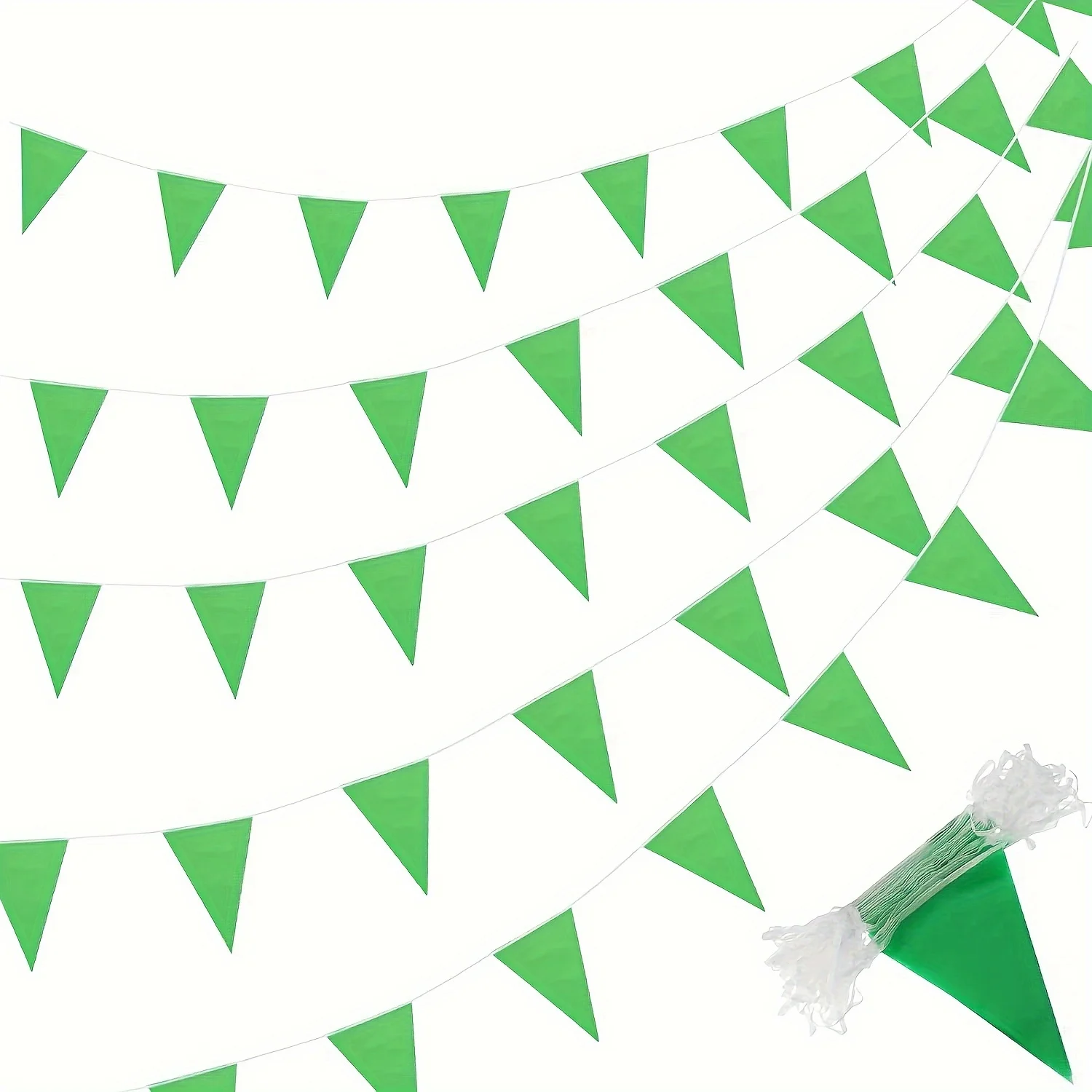 Party Decorations Flag Triangle Bunting Bulk Garland Grand Opening Mardi Gras Birthday Party Decoration Festival Celebration Outdoor