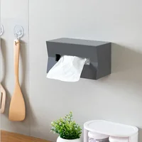 Kitchen Tissue Box Cover Napkin Holder for Paper Towels Box for Napkins Tissue Dispenser Wall Mounted Container for Wipes 2
