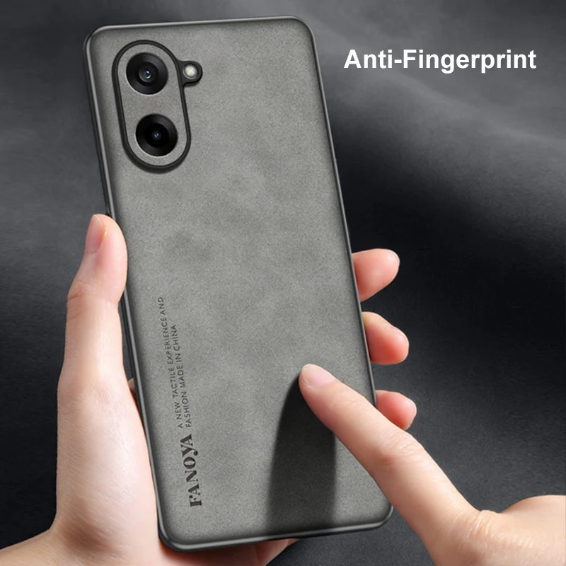 Luxury PU Leather Phone Case with Full Protection and Racing Back Cover Design