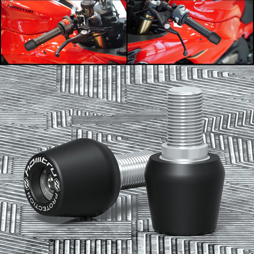 

Motorcycle Handlebars Grips Ends Plug Caps For Kawasaki ZX-6R 636 ZX6R 2007-2023 Handle Bar Ends Protection Slider