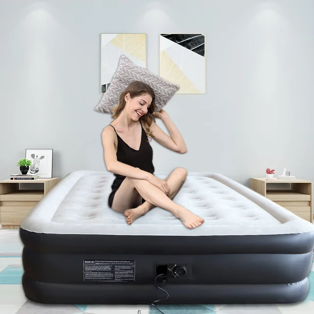 Matelas Gonflable Simple Et Double, Épais Et Pliable, Pour La Maison Et  L'extérieur - Matelas - AliExpress