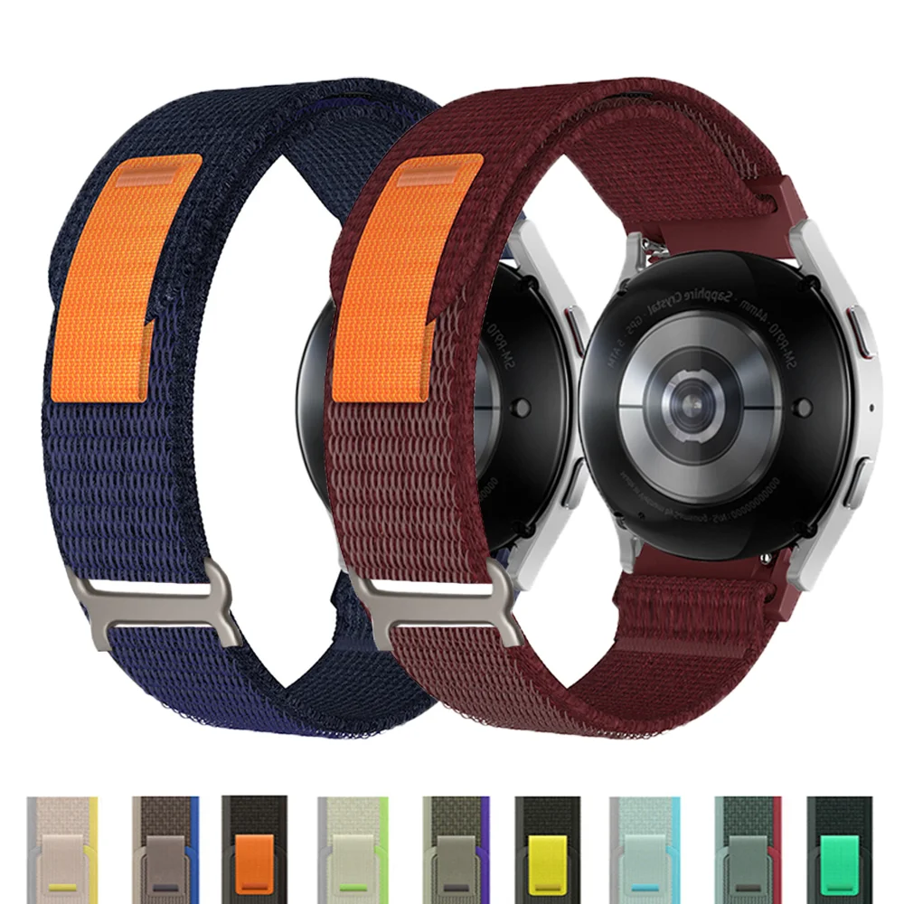

Ремешок 20 мм 22 мм для Samsung Galaxy Watch 4, браслет для наручных часов 4 classic/5 Pro, 45 мм/44 мм/40 мм, 42 Trail Loop, браслет correa Huawei GT 2e 3 Pro