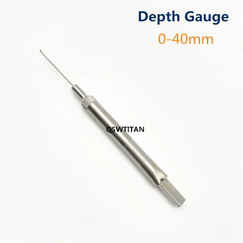 Depth Gauge 0mm to 30mm /60mm/40mm/90mm orthopedic instruments veterinary surgical instruments For orthopedics Veterinary surgical
