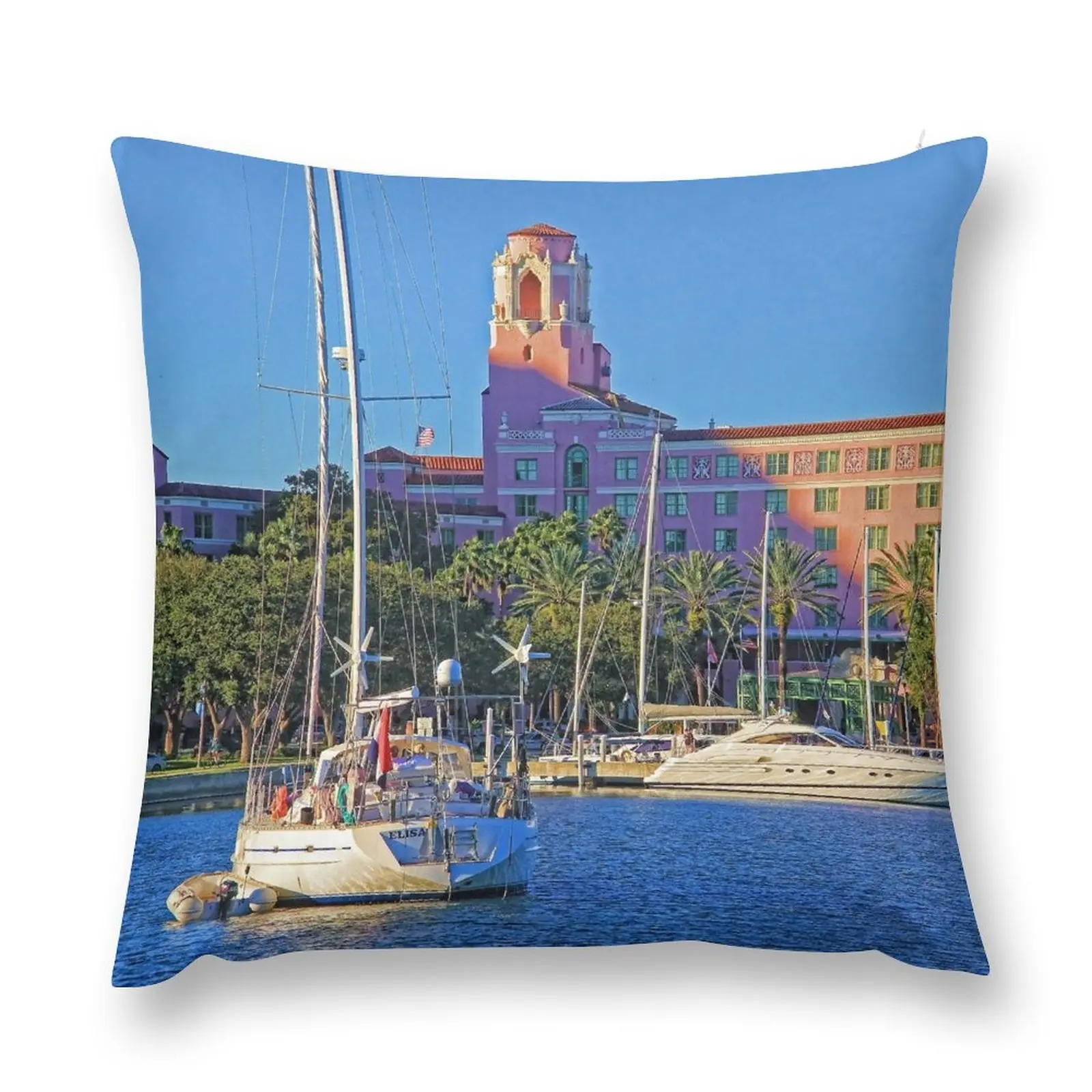 

The Historic Vinoy Throw Pillow Decorative pillowcase Custom Cushion Photo Custom Cushion