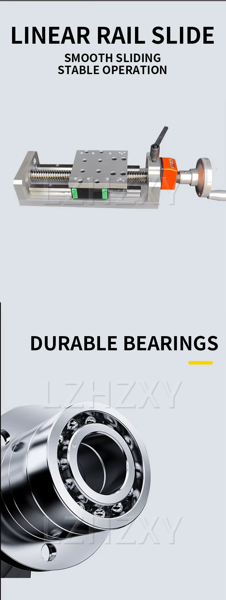 XY-Axis Slide Module T-type screw Tr1804 lifting platform self-locking hand-cran