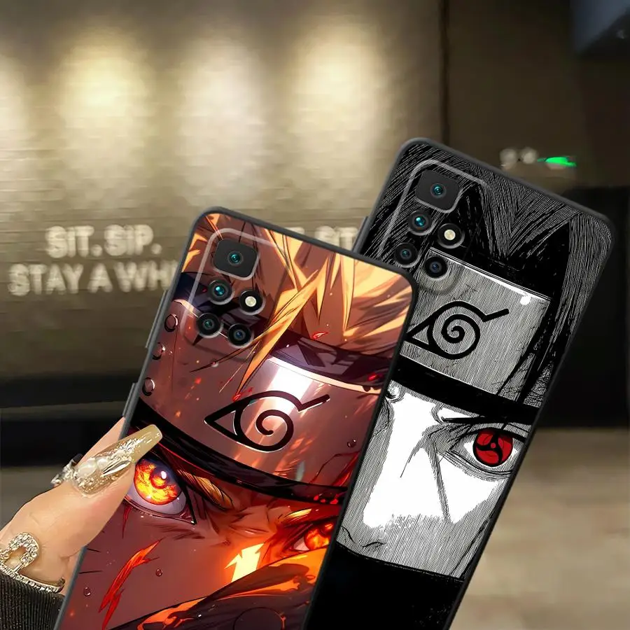 Narutos Cool Black Soft Phone Cover Case